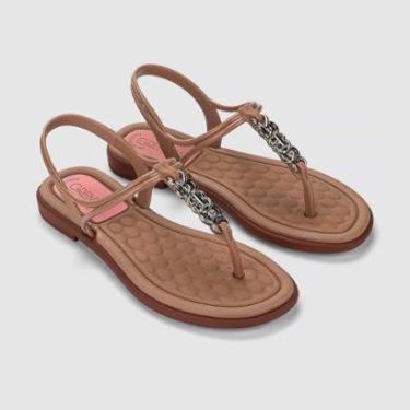 Imagem de Sandalia Mulher Grendene 19316 Grendha Mais Conforto Encanto-Feminino