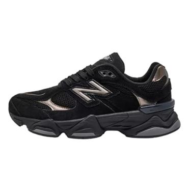Imagem de New Balance 9060 Sapatos infantis grandes, Cobre metálico preto, 36/37 BR