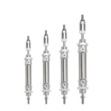 Imagem de BUDVSQC 1 peça MAJ16 Series Stroke Aço Inoxidável Mini Pistão Pneumático Pneumático Embutido Anel Magnético Furo 16mm (MAJ16x200-50-S)