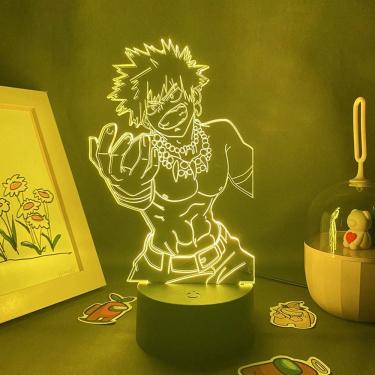 Imagem de Luz noturna LED 3D My Hero Academia Midoriya Izuku