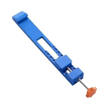 Imagem de Base Ajustável Para Máquina De Corte Com Trilho Guia ABS, Grampos De P