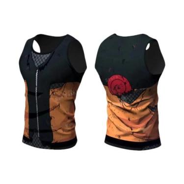 Imagem de Camiseta Sem Mangas 3D Anime Para Homens, Rápido Secagem, Para Corrida