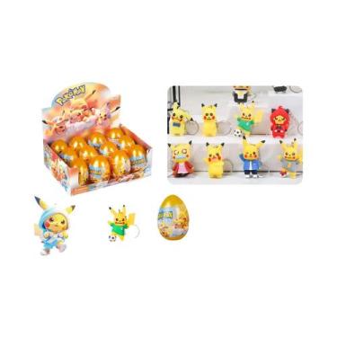 Imagem de 12pcs Chaveiro Em Forma De Ovo Caixa Surpresa Boneco Stitch Pingente M