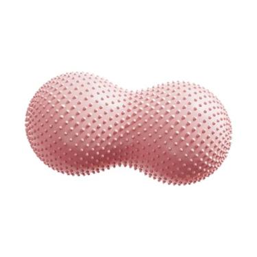 Imagem de menolana Bola de Equilíbrio Sensorial para Assento Flexível, Bola de Exercícios em Formato de Amendoim para Fortalecimento do Core, Academia em Casa e, Rosa