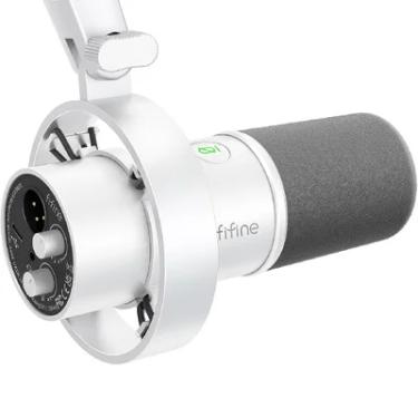 Imagem de Microfone Dinâmico Fifine K688 Usb/xlr Branco