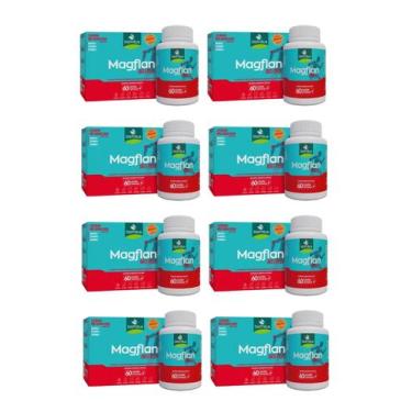 Imagem de Kit 8 Suplemento Alimentar Magflan Arti-flex 60 Cápsulas - Biofhitus