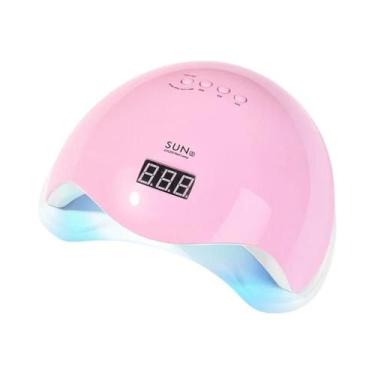 Imagem de Lâmpada UV LED Para Unhas 48W Profissional, Secador Rápido De Gel Com 