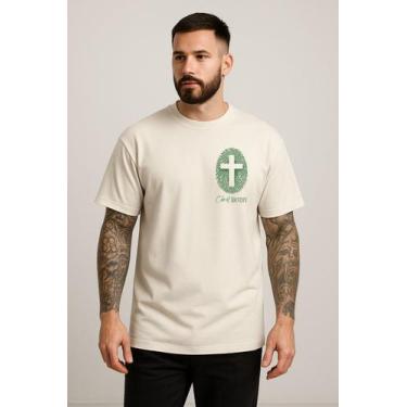 Imagem de Camiseta Camisa Masculina Casual Básica Confortável Caimento Natural L