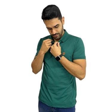 Imagem de Camisa Polo Sleeve Verde- HD-Masculino