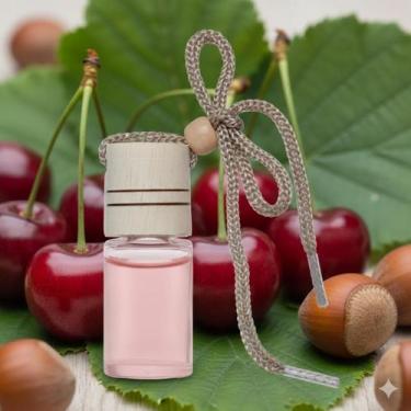 Imagem de Aromatizador Veicular 10ml Tampa de Madeira Fragrancia:Cereja e Avelã 