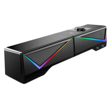 Imagem de Caixa De Som Para PC Computador Bluetooth Usb Gamer Soundbar Duo