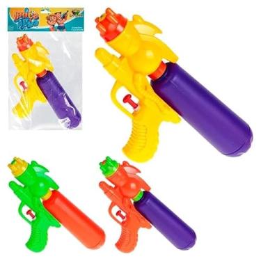 Imagem de Pistola Lança-Água Infantil 24 cm – Brinquedo de Verão, Cores Sortidas
