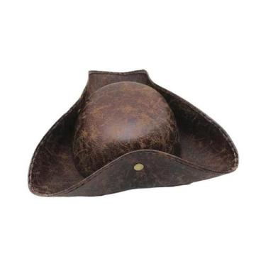 Imagem de Conjunto De Acessórios De Fantasia De Capitão Pirata Do Caribe: Chapéu