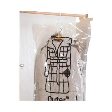 Imagem de Sacos De Armazenamento a Vácuo Para Roupas, Compactação Reutilizável P