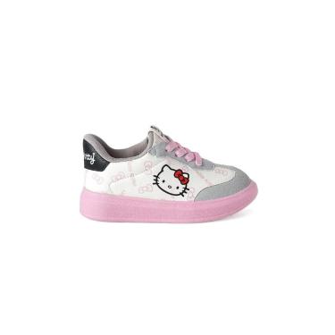 Imagem de Tênis Infantil Novopé Hello Kitty Cadarços 28/32 Multicolor-Feminino