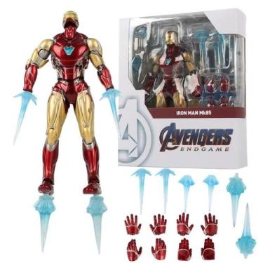 Imagem de Boneco Homem De Ferro Iron Man Articulado Vingadores Marvel Action Fig