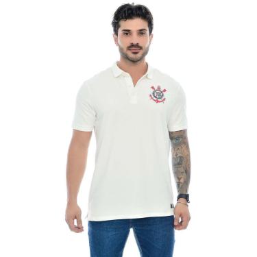 Imagem de Camisa Corinthians Masculina POLO Malha 32980-Masculino