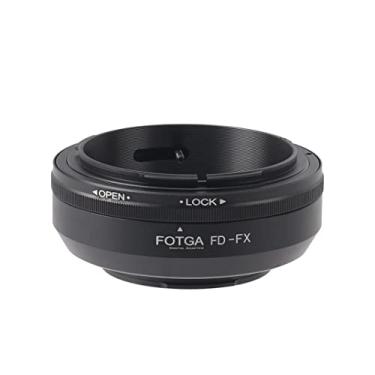 Imagem de FocusFoto Adaptador FD-FX para lente Canon FD FL compatível com Fujifilm Fuji X-Mount corpo de câmera mirrorless X-H2, X-H2S, X-T5, X-T4, X-E4, X-T200, X-T100, X-A20, X-T30 II, X-T20, X-Pro3, X-Pro2