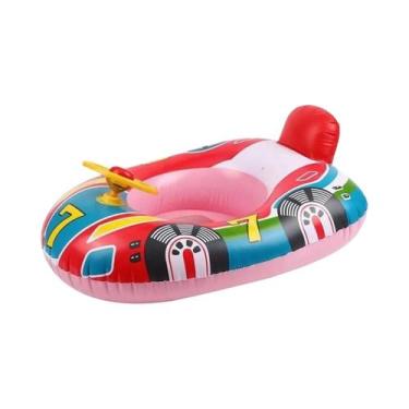 Imagem de Boia Inflável Para Bebês E Crianças Pequenas Com Design De Carro, Para