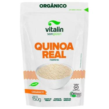Imagem de Farinha de Quinoa Real Orgânica Sem Glúten Vitalin 150g