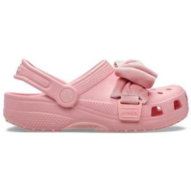 Imagem de Sandália Crocs Classic Bow Clog K Powder Pink-Unissex