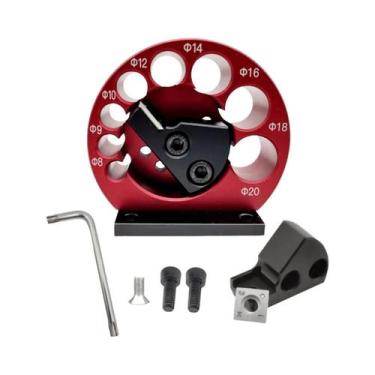 Imagem de Gabarito Ajustável Para Fazer Cavilhas De 8mm-20mm Com 8 Furos, Lâmina