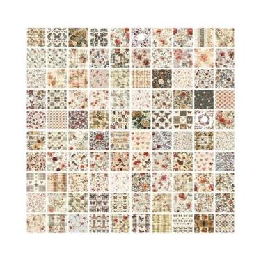 Imagem de Papel Vintage 100un. Suprimentos De Papelaria Retrô Papel Para Escrita