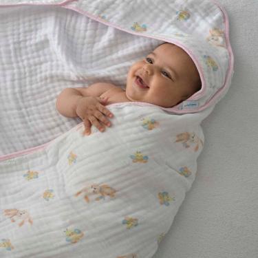 Imagem de Toalha de Banho Bebê Soft Com 3 Camadas De Fralda Baby Joy