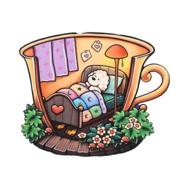 Imagem de Livro De Colorir Fofo E Confortável Para Adultos E Adolescentes: Criat