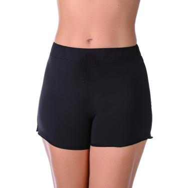 Imagem de Short Curto Saída De Praia Feminino Liso-Feminino