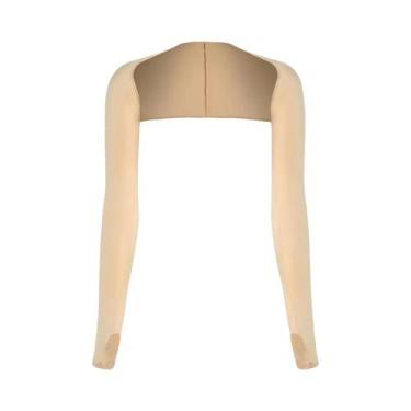 Imagem de Manga De Braço Refrescante Feminina Com Furo Para O Dedo E Proteção UV