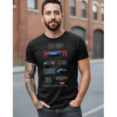 Imagem de 1 Camiseta Camisa Bugatti Veyroncarro Luxo Super Esportivo - Genérica,