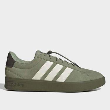 Imagem de Tênis Adidas Grand Court 3.0 Masculino, Verde, 40