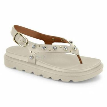 Imagem de Sandalia Feminina Vizzano Papete Fivela Casual Confortável Original -,