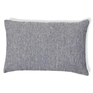 Imagem de Capa Almofada Retangular Tear Tweed Azul Marinho Westwing, Azul