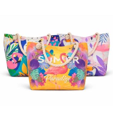 Imagem de Bolsa Tropical Feminina Grande para Verão e Academia - Time fenix, Fla