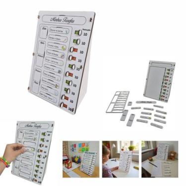 Imagem de Quadro De Tarefas Tea Infantil Rotina Autismo Personalizado - Indústri