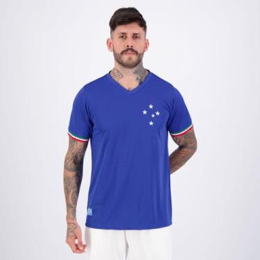 Imagem de Camisa Cruzeiro Retrô Palestra Azul - Retromania, M