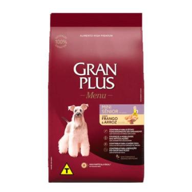 Imagem de Ração GranPlus Menu para Cães Adultos Sênior de Porte Mini Sabor Frang