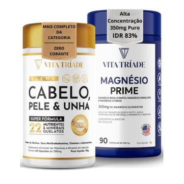 Imagem de Biotina Vitamina Para Cabelo E Unha Cisteína Astaxantina D3 K2  22 Nut