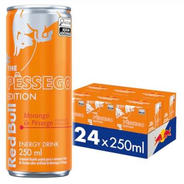 Imagem de Pack de 24 Latas Red Bull Energético, Morango & Pêssego, 250ml