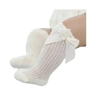 Imagem de Meias de Algodão para Bebê Menina (0-24 Meses) - Laço e Arco - Verão, 