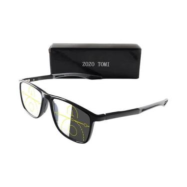 Imagem de Óculos De Leitura Progressivos Fotocromáticos Anti-Luz Azul Com Armaçã