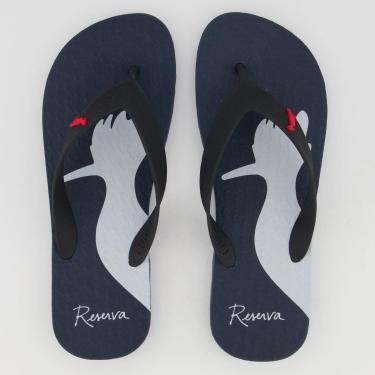 Imagem de Chinelo Reserva RSVGO Marinho e Preto-Masculino