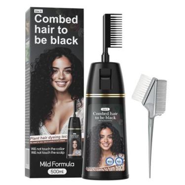 Imagem de Coloración Permanente para Cabello Nukisa Negro 500ml Sin Amoníaco