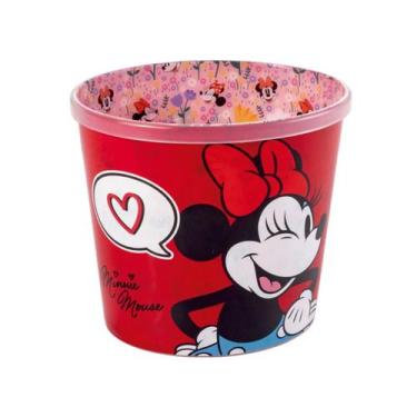 Imagem de Balde de Pipoca Minnie Disney Pipoqueira Super Decorado Capacidade 2,1