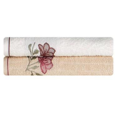 Imagem de Jogo de Toalha de Banho Encanto 100% Algodao Karsten Kit 2 Peças