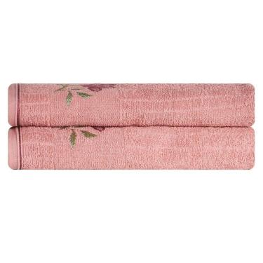 Imagem de Jogo de Toalha de Banho Encanto 100% Algodao Karsten Kit 2 Peças