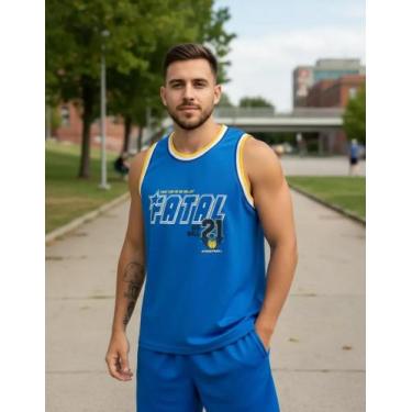 Imagem de Camiseta Basket Regata Masculina Fatal Surf Original Algodão, M