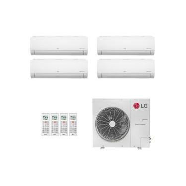 Imagem de Ar-Condicionado Multi Split Inverter LG 52.000 (2x Evap HW 9.000 + 1x Evap HW 12.000 + 1x Evap HW 18.000) Só Frio 220V